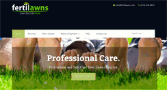 Desktop Screenshot of fertilawns.com